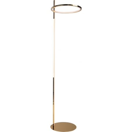 Stylowa Lampa podłogowa glamour Lozanna LED złota MaxLight do salonu i sypialni.