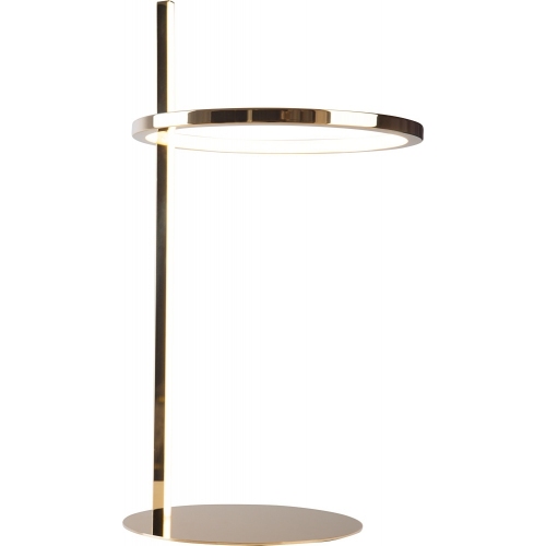 Stylowa nocna/Lampa stołowa glamour Lozanna LED złota MaxLight do sypialni.