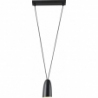 Sistema 12 black pendant lamp MaxLight