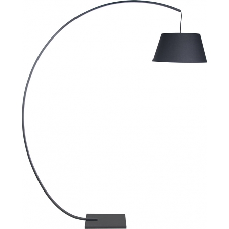 Celia back arched floor lamp with shade MaxLight
