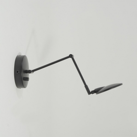 Kazan LED black wall lamp with arm Trio