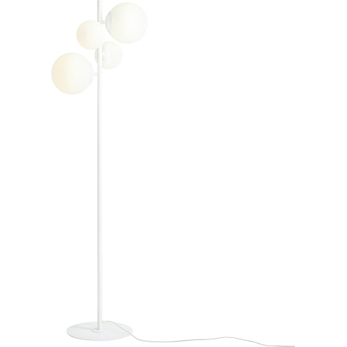 Bloom white glass balls floor lamp Aldex
