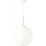 Bosso 50 white glass ball pendant lamp Aldex