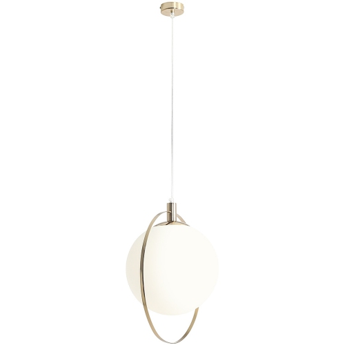 Auroa 30 white&amp;gold glamour glass ball pendant lamp Aldex