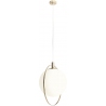 Auroa 30 white&amp;gold glamour glass ball pendant lamp Aldex