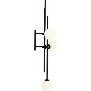 Harmony III white&amp;black glass balls wall lamp Aldex