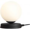 Ball 14 white&amp;black glass ball table lamp Aldex