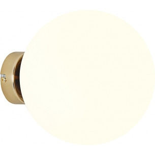 Ball 20 white&amp;gold glass ball wall lamp Aldex