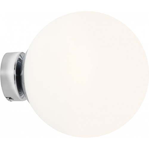 Ball 20 white&amp;chrome glass ball wall lamp Aldex