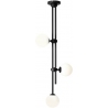 Harmony III white&amp;black glass balls semi flush ceiling lamp Aldex