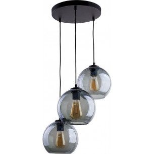 Cubus graphite III graphite glass balls pendant lamp TK Lighting