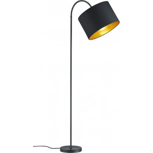 Hostel II 35 black floor lamp with shade Trio