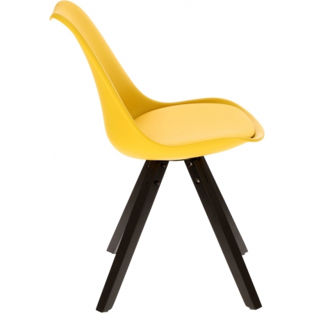 Norden Star Square black&amp;yellow chair Intesi