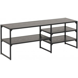 Seaford 120 black tv stand with shekves Actona 2
