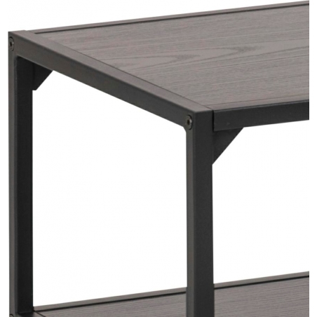 Seaford 120 black tv stand with shekves Actona