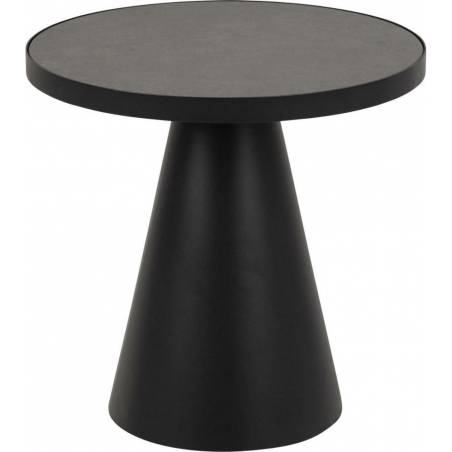 Soli 45 black designer round coffe table Actona
