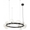 Orion 85 transparent&amp;black glass balls pendant lamp Step Into Design