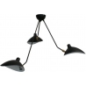 Stylowa Lampa sufitowa na wysięgnikach potrójna Crane czarna Step Into Design do salonu i nad stół