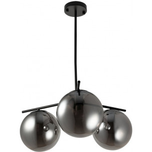 Stylowa Lampa sufitowa szklane kule Venus III szkło dymione Step Into Design do salonu i nad stół