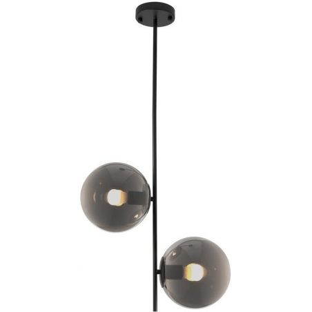 Venus II smoke glass balls semi flush ceiling lamp Step Into Design