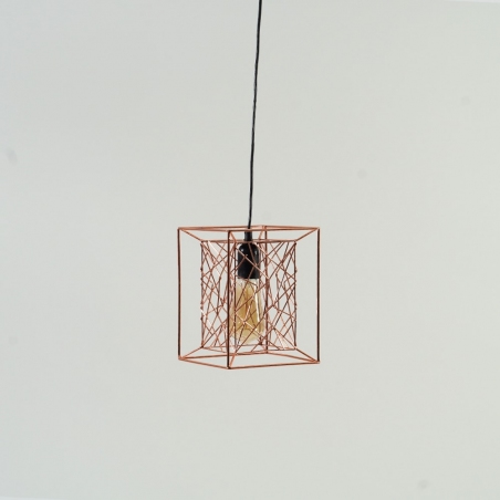 Kago 18 copper wire pendant lamp Brilliant