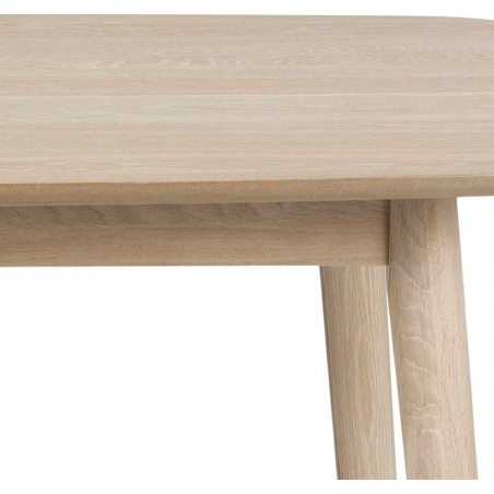Stylowy Stół drewniany skandynawski Nagano 150x80 dąb bielony Actona do kuchni, jadalni i salonu.
