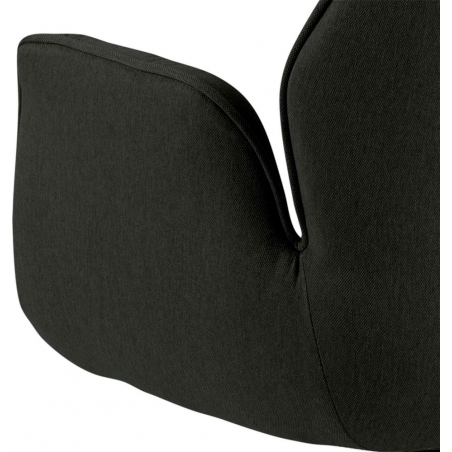 Aura dark grey upholstered swivel chair Actona