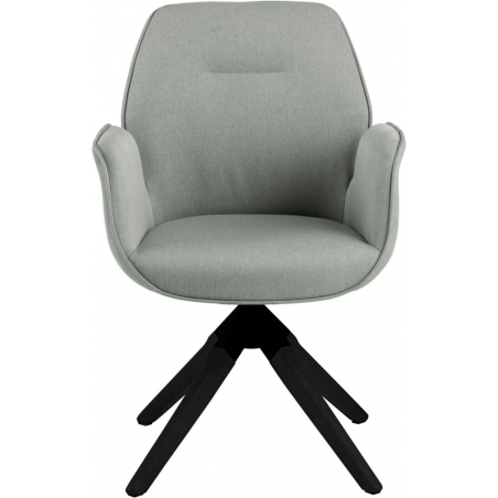 Aura light grey upholstered swivel chair Actona