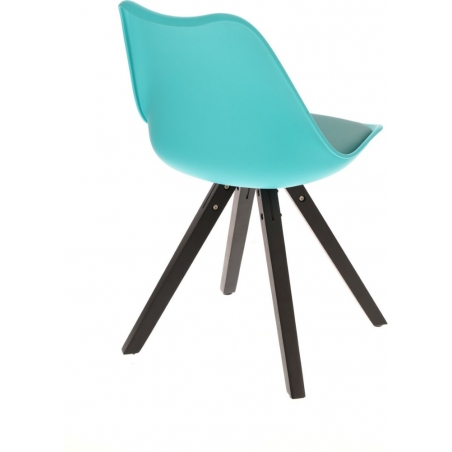 Norden Star Square black&amp;blue designer chair Intesi