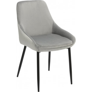 Floyd grey velvet chair Intesi