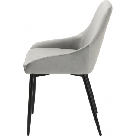 Floyd grey velvet chair Intesi