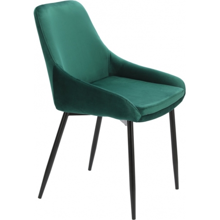 Floyd green velvet chair Intesi