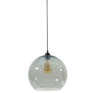 Lampa wisząca szklana kula [OUTLET] Pobo 30 Grafit TK Lighting