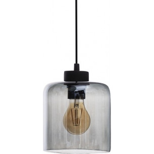 Lampa wisząca szklana Sintra [OUTLET] 15 Grafitowa TK Lighting