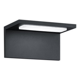 Trave LED anthracite garden wall light Trio