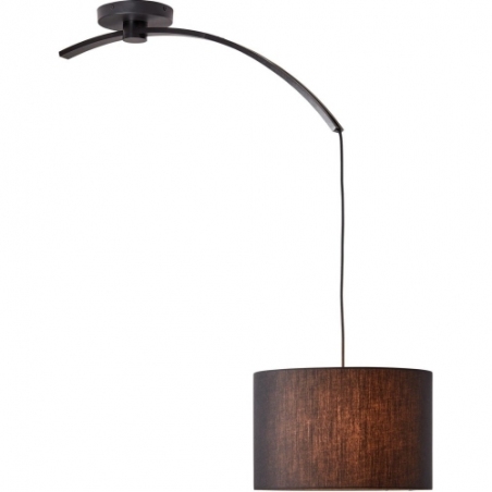 Daria 40 black semi flush ceiling lamp Brilliant