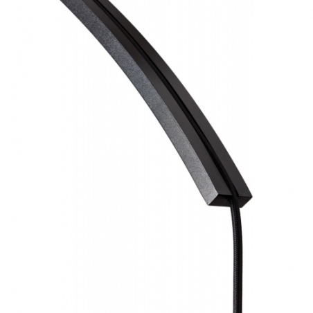 Daria 40 black semi flush ceiling lamp Brilliant