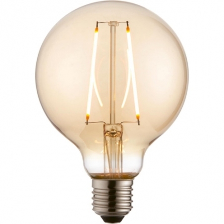 Led G95 Filament E27 2W 2000K amber decorative bulb Brilliant