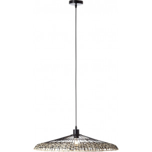 Stylowa Lampa wisząca druciana boho Fixi 60 czarna Brilliant do salonu i kuchni