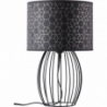 Galance black wire table lamp with lampshade Brilliant