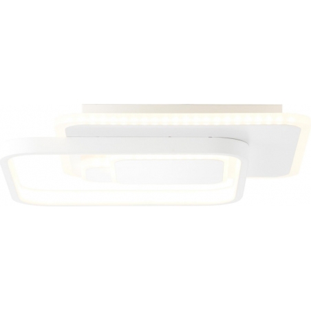 Stylowy Plafon nowoczesny kwadratowy Geron LED 31 biały Brilliant do przedpokoju i sypialni