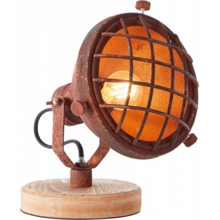 Mila rust industrial table lamp Brilliant