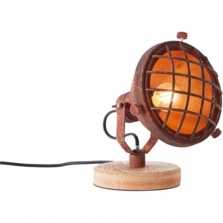 Mila rust industrial table lamp Brilliant