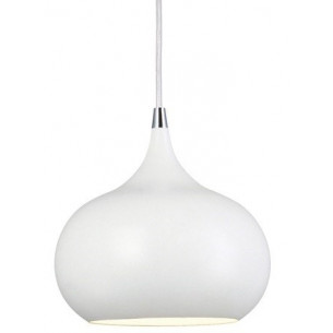 Stylowa Lampa wisząca Riva Fat 24 Biała Lucide do salonu, sypialni i przedpokoju.