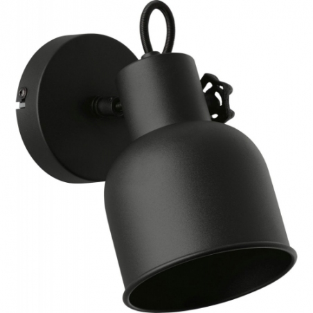 Rolet black industrial wall lamp Brilliant
