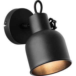 Rolet black industrial wall lamp Brilliant