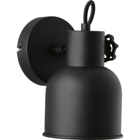 Rolet black industrial wall lamp Brilliant