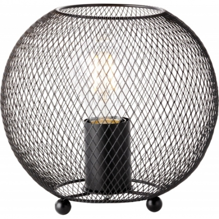 Soco black mesh ball table lamp Brilliant