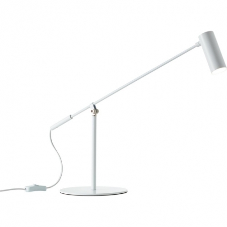 Lampa biurkowa kreślarska Soeren LED biały mat Brilliant do gabinetu i dla dzieci