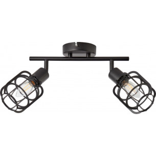 Spacid II black wire ceiling spotlight Brilliant